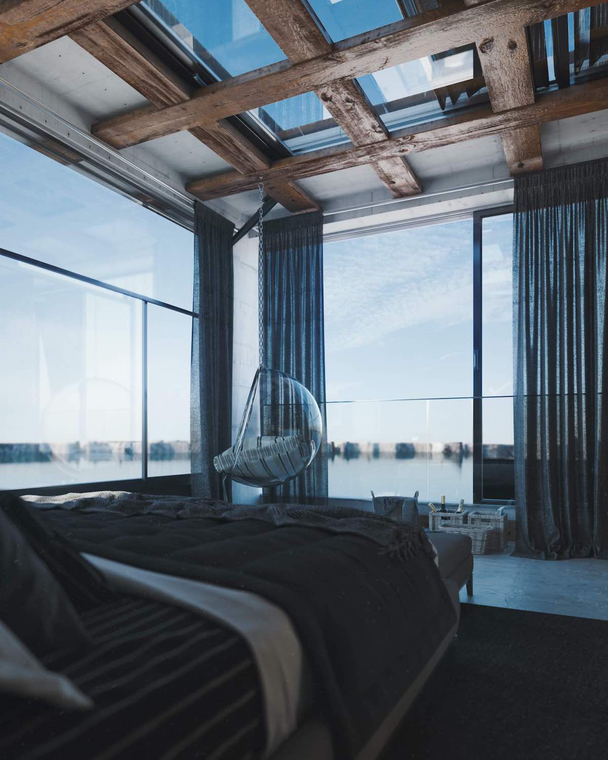 - ViralBandit Interior of Milad Eshtiyaghi's Mountain House