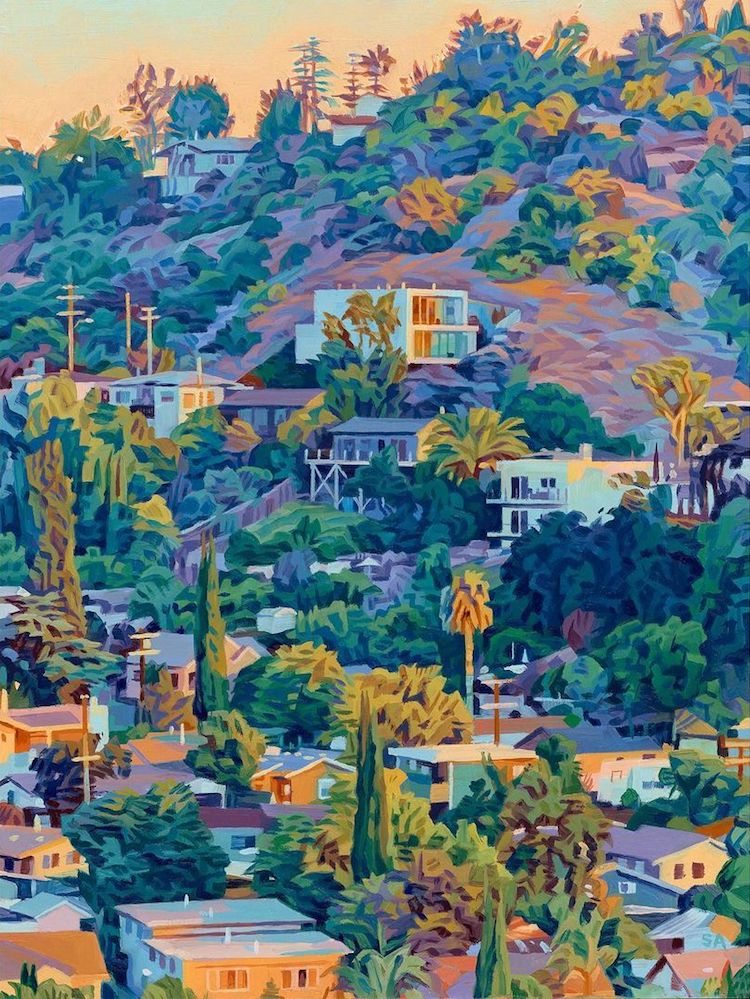 Oil Paintings of Los Angeles by Seth Armstrong
