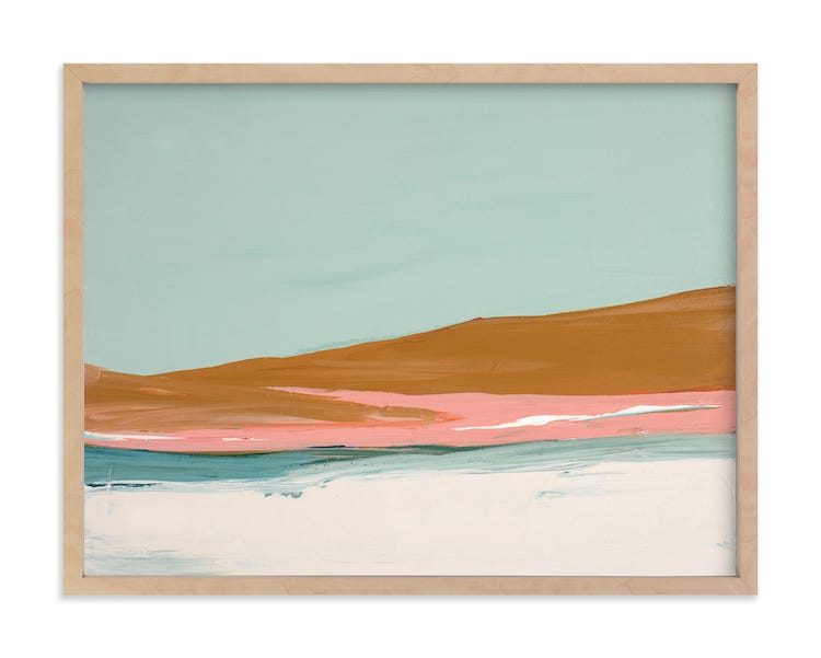 Colorful Painting of Sand Dunes