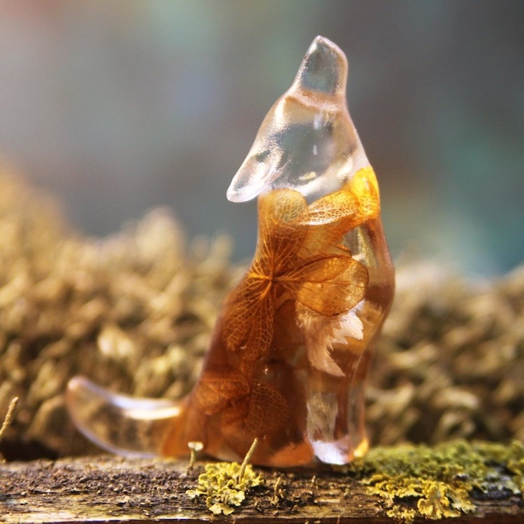 Resin Animal Sculptures by Evgeny Hontor