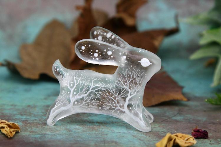 Resin Animal Sculptures by Evgeny Hontor