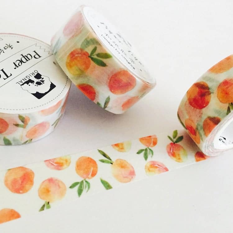 Peaches Washi Tape
