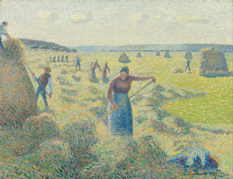 Post-Impressionist Landscape Painting by Camille Pissarro