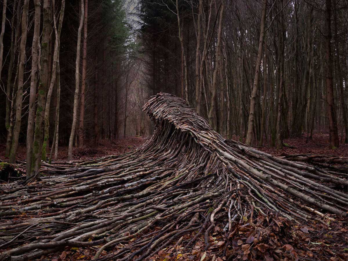 - ViralBandit Jorg Glascher Waves Wood Art Installation