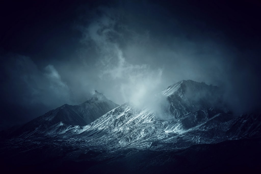 Dark Knight at Pangong ladakh in winter