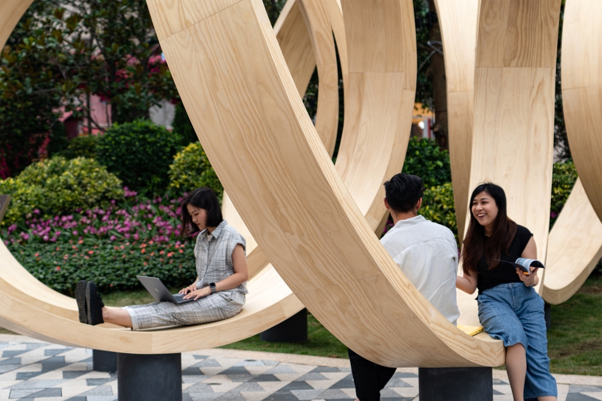 Infinite Loop Hong Kong Art Installation