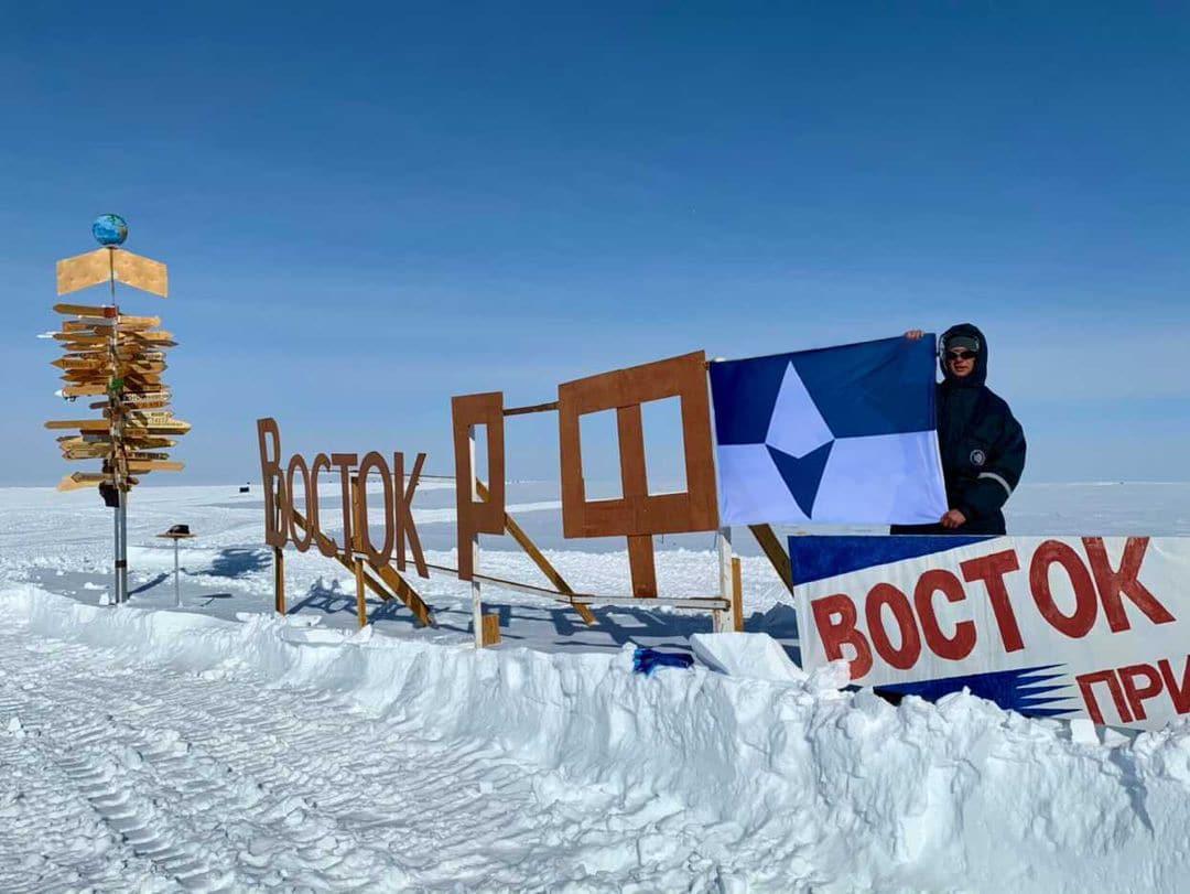 Alexey Golubev, an employee of the Russian Arctic and Antarctic Research Institute