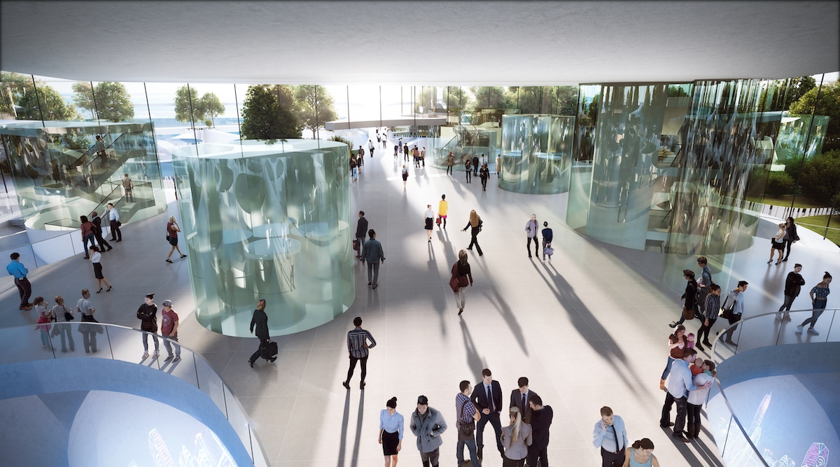 Interior View of Sou Fujimoto's Proposal for Qianhai's New City Center Landmark