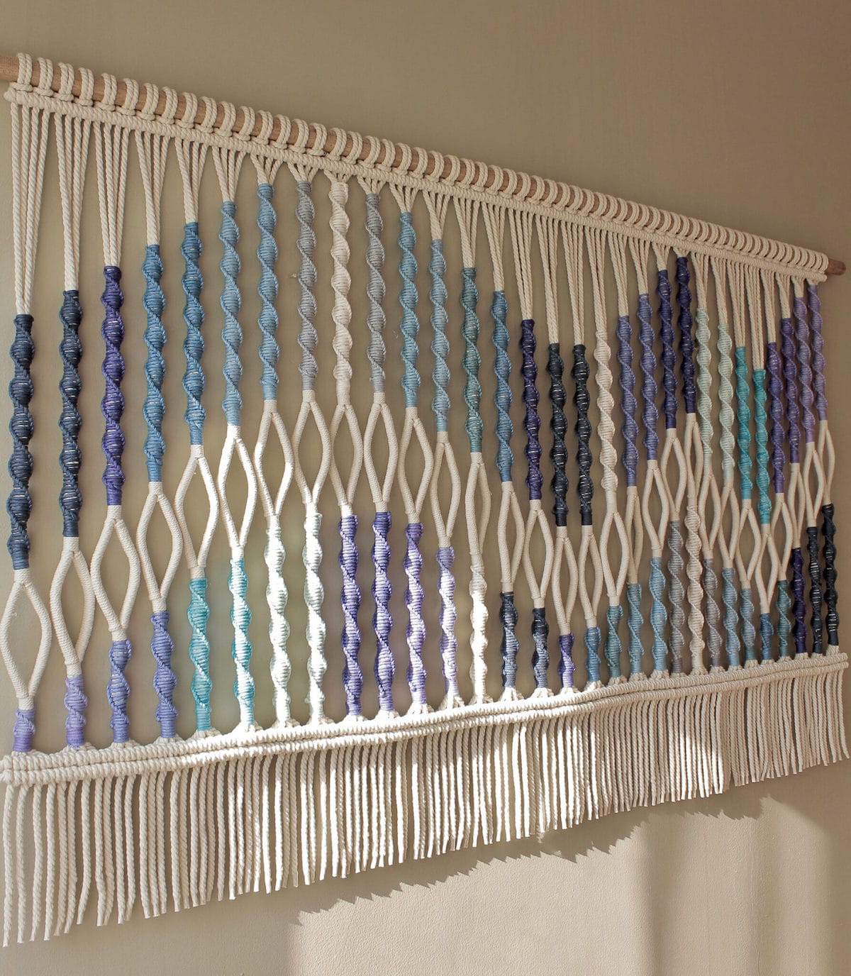 Fiber Art Wall Hanging by Agnes Hansella