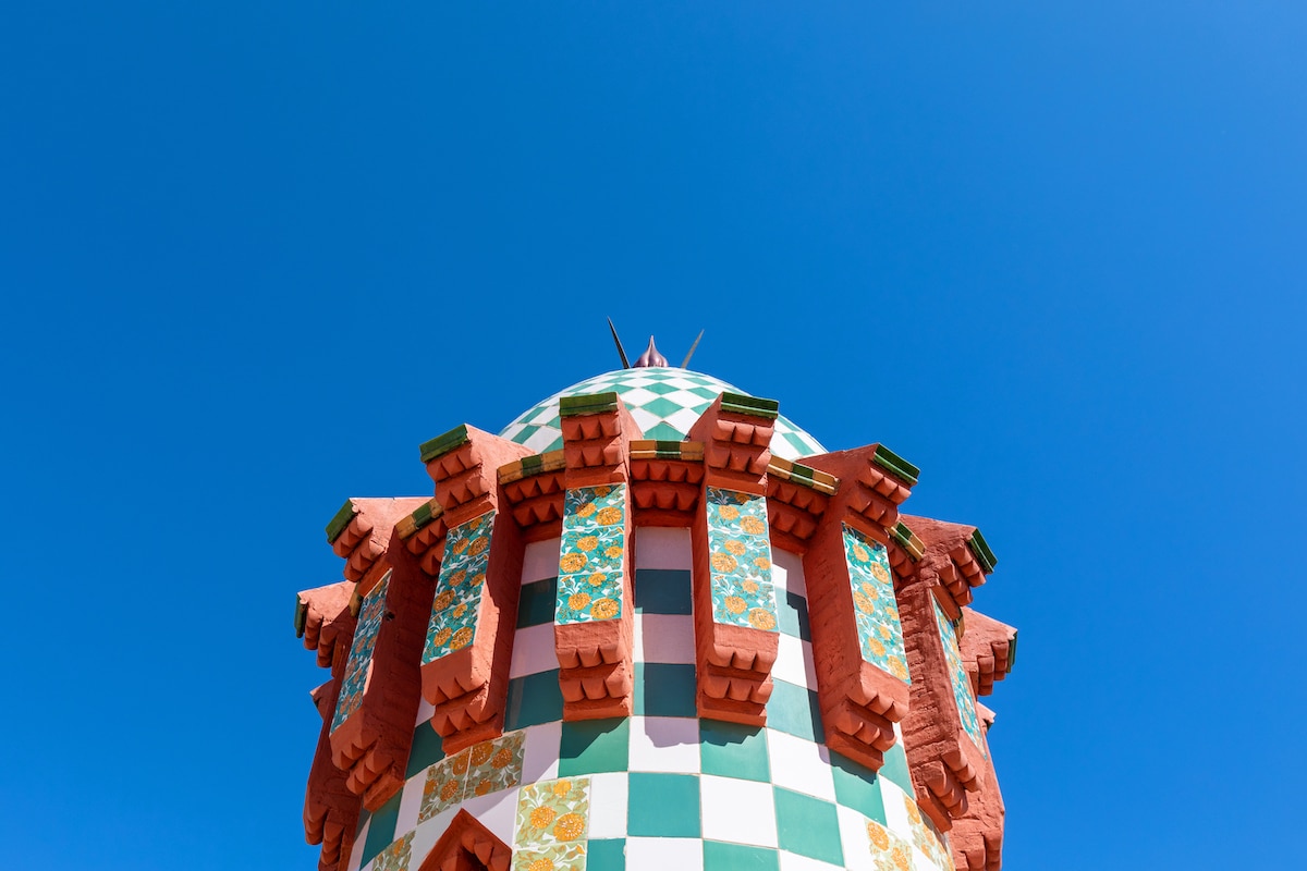 Detail in Casa Vicens by Antoni Gaudí on Airbnb