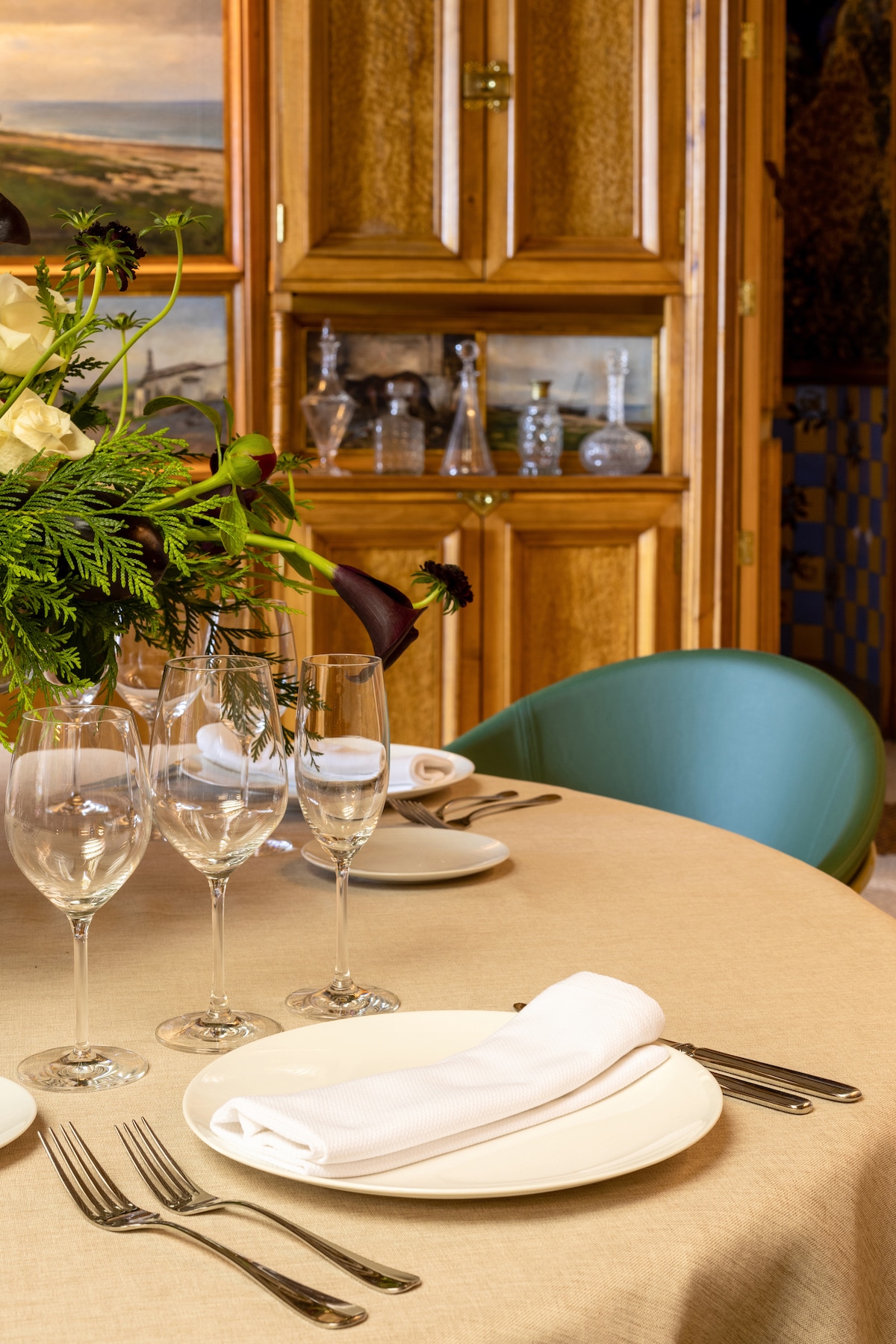 Interior of Casa Vicens by Antoni Gaudí on Airbnb