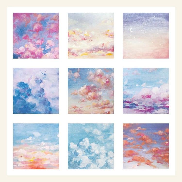 Gouache Paintings by Bigbluetang