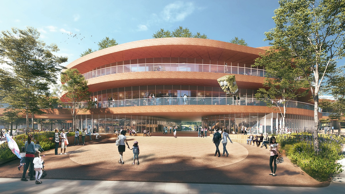 Exterior View of Shenzhen Terraces by MVRDV