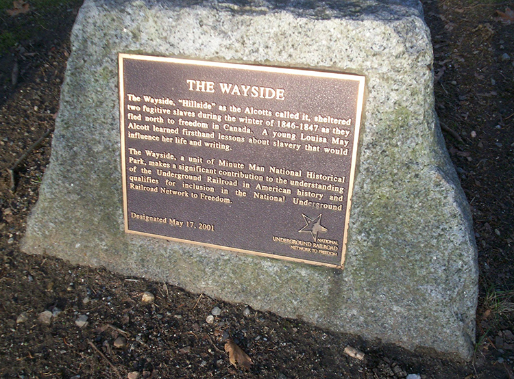 The Wayside Underground Railroad Marker
