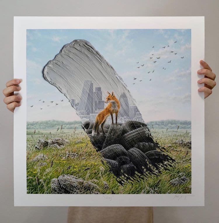Brushstrokes in Time Paintings by David Ambarzumjan