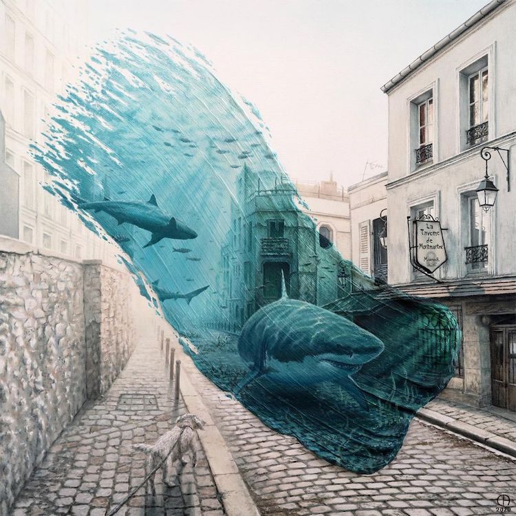 Brushstrokes in Time Paintings by David Ambarzumjan