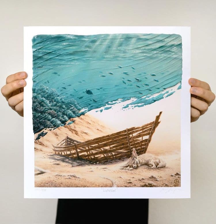 Brushstrokes in Time Paintings by David Ambarzumjan