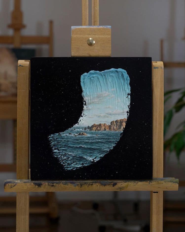 Brushstrokes in Time Paintings by David Ambarzumjan
