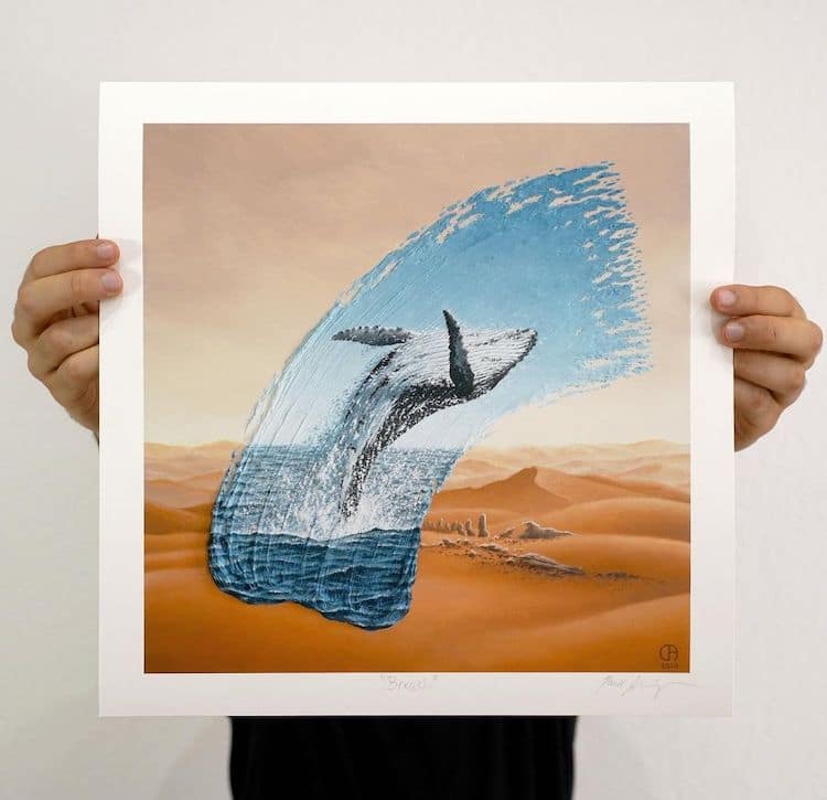 Brushstrokes in Time Paintings by David Ambarzumjan