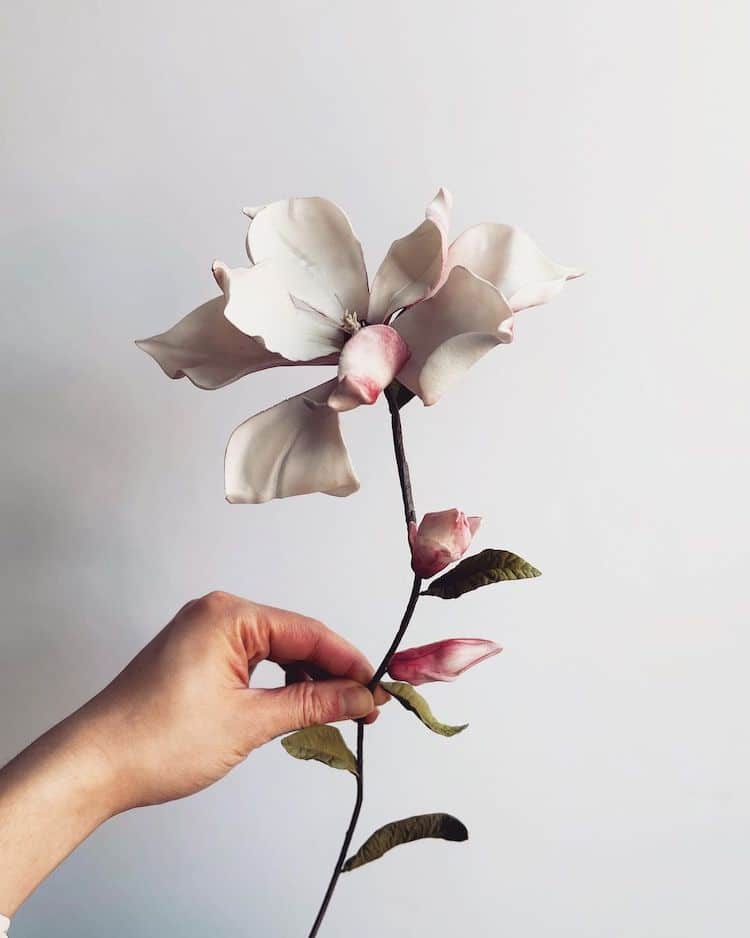 Realistic Sugar Flowers by Finespun Cakes