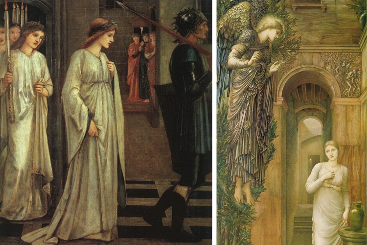 Edward Burne-Jones Pre-Raphaelite Paintings