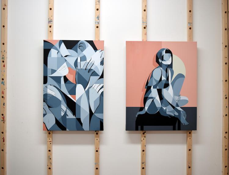 Abstract Figurative Paintings by Eric Pause