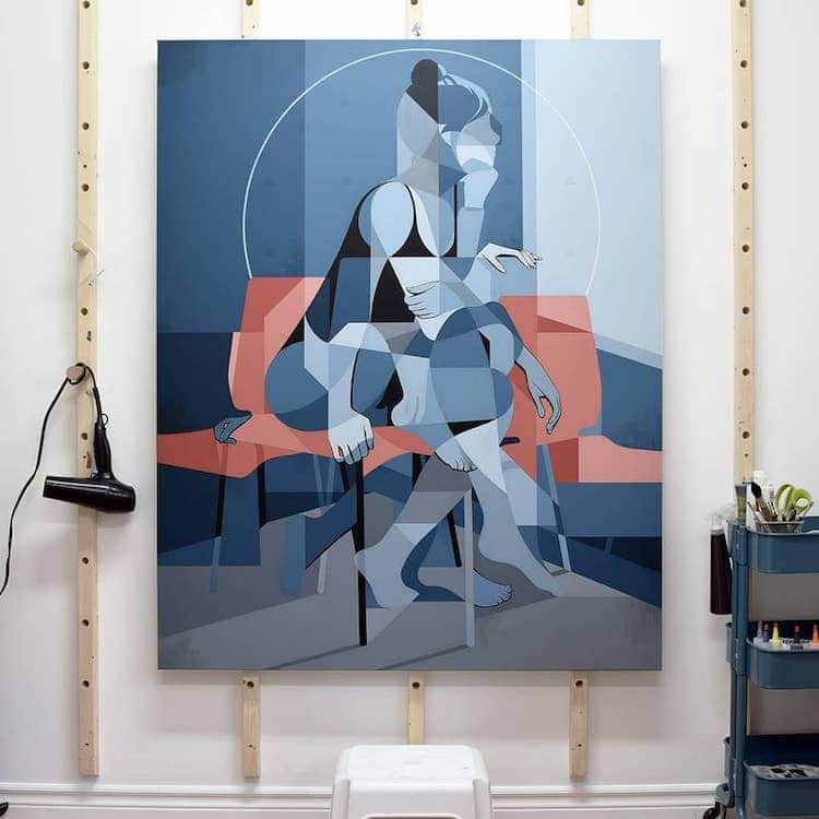 Abstract Figurative Paintings by Eric Pause
