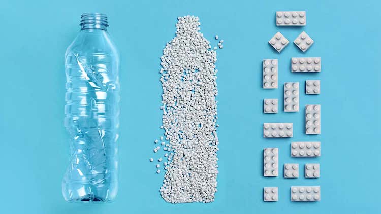LEGO Bricks Made From Recycled Bottles