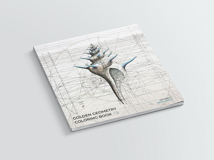 Golden Geometry Coloring Book
