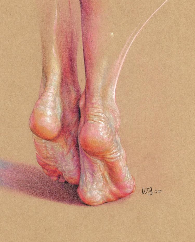 Figurative Drawings by Wanjin GIM