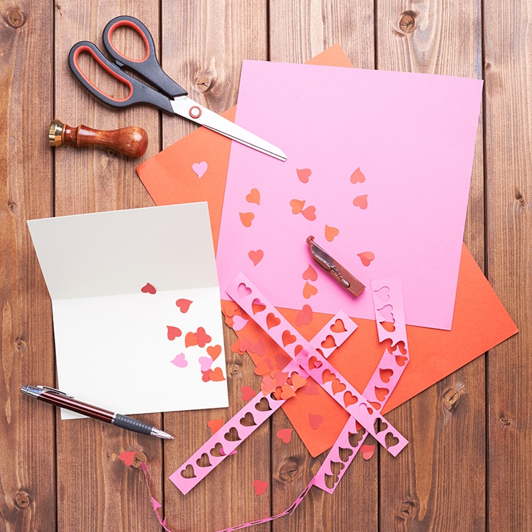 Making a Valentine's Day Greeting Card