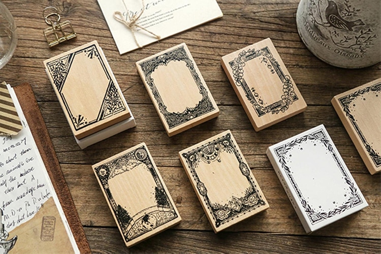 Stamp frames for scrapbooking and card making