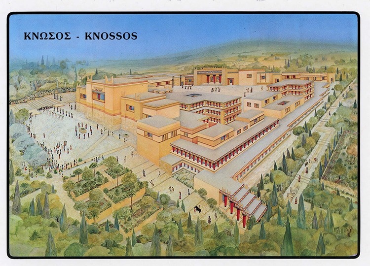 Reconstruction Rendering of Knossos