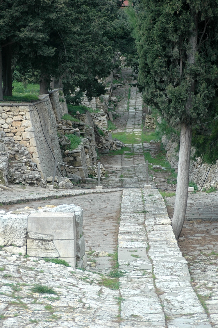 Knossos Royal Road Crete Greece