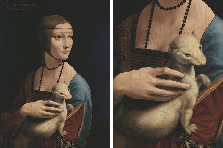 Lady With an Ermine Painting by Leonardo da Vinci