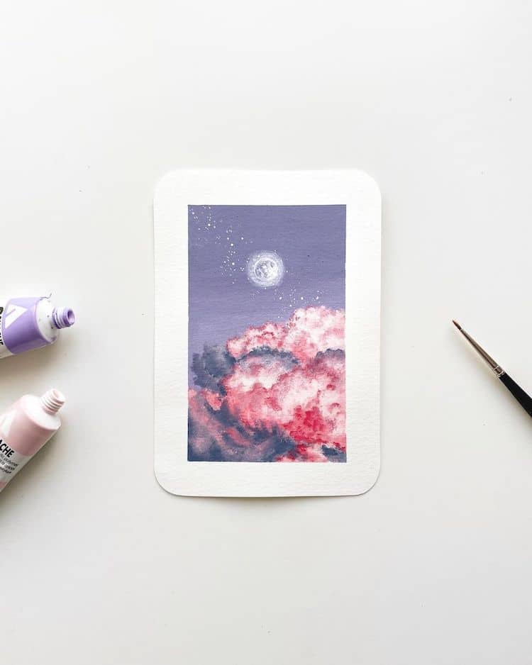 - ViralBandit Cloudscape Paintings by Cathy Camille