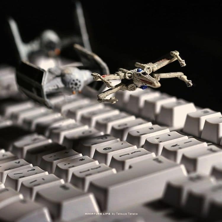 - ViralBandit Miniature Star Wars Art by Tatsuya Tanaka