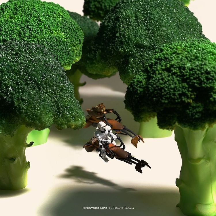 - ViralBandit Miniature Star Wars Art by Tatsuya Tanaka