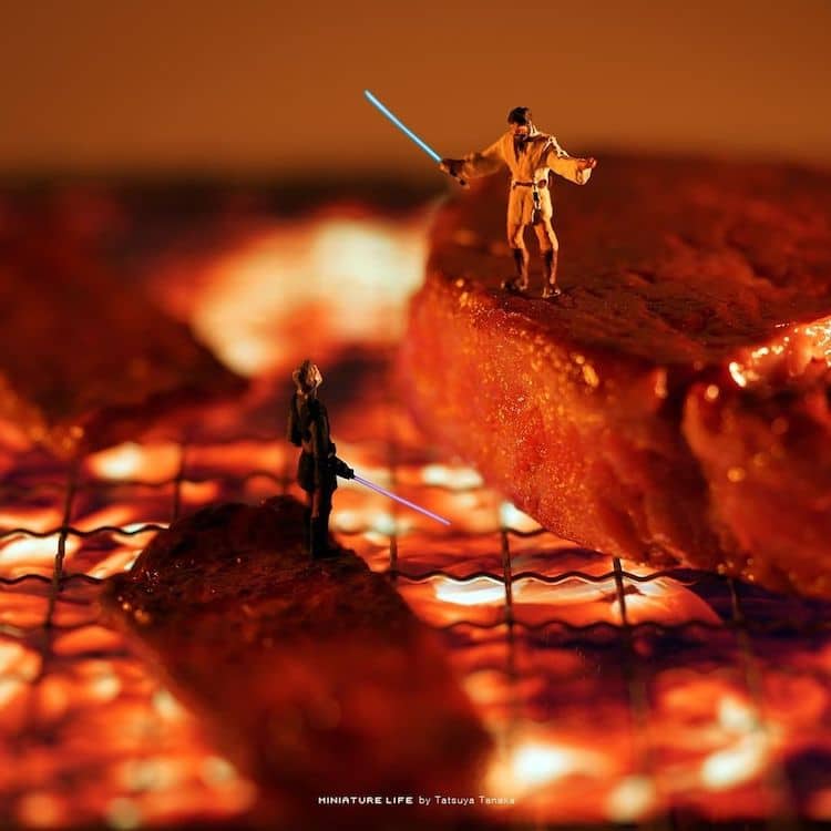 - ViralBandit Miniature Star Wars Art by Tatsuya Tanaka