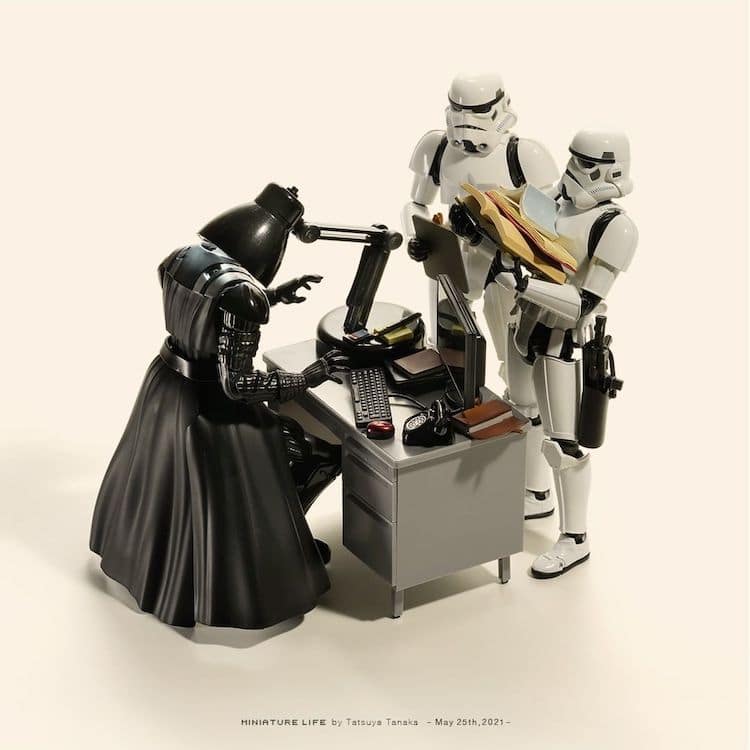 - ViralBandit Miniature Star Wars Art by Tatsuya Tanaka