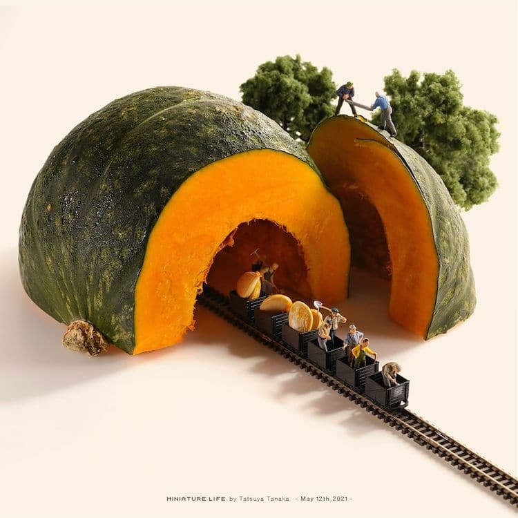 - ViralBandit Miniature Art by Tatsuya Tanaka