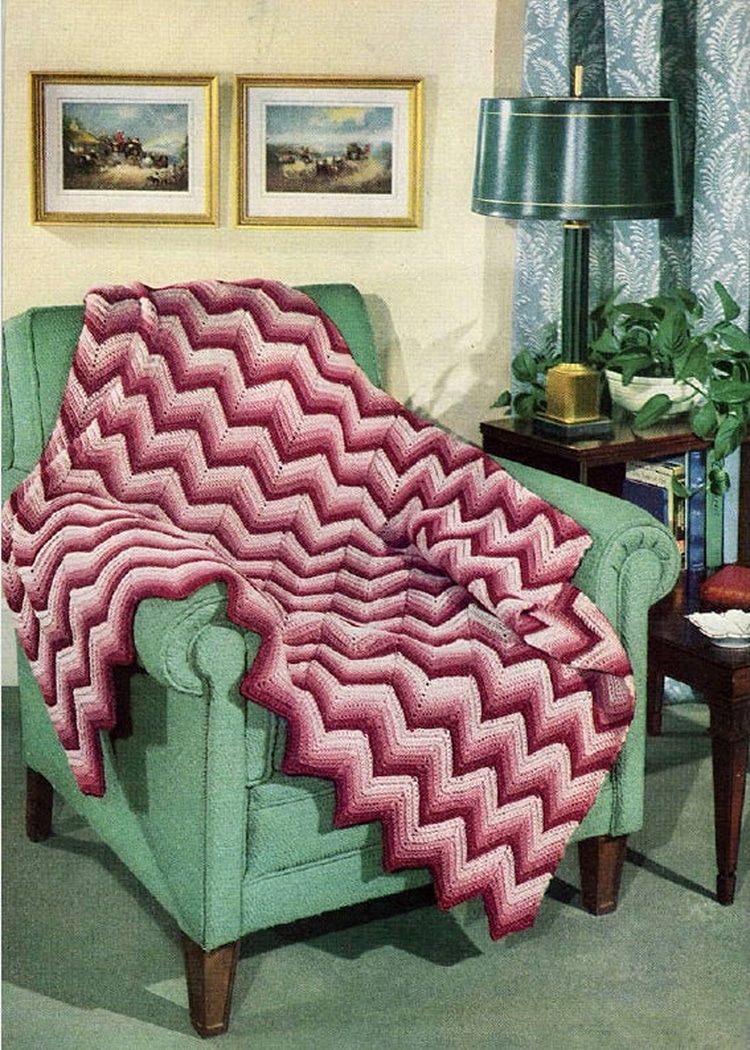 Chevron Crochet Pattern for Throw