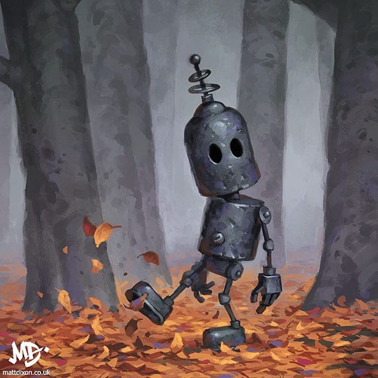 Digital Robot Art by Matt Dixon