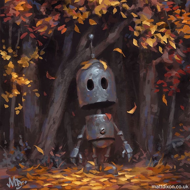 Digital Robot Art by Matt Dixon