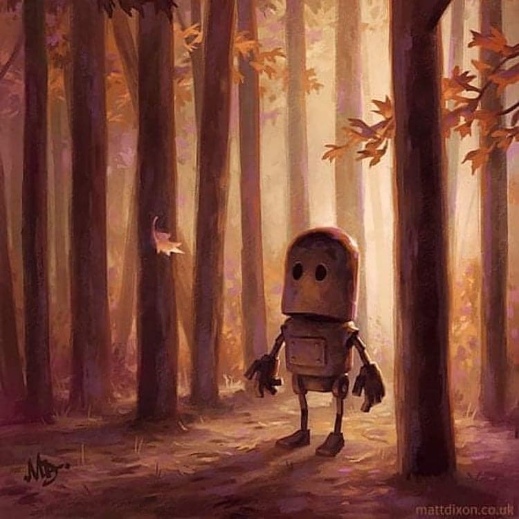 Digital Robot Art by Matt Dixon
