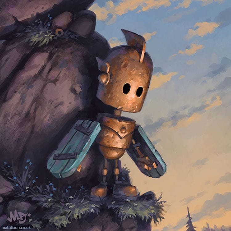 Digital Robot Art by Matt Dixon