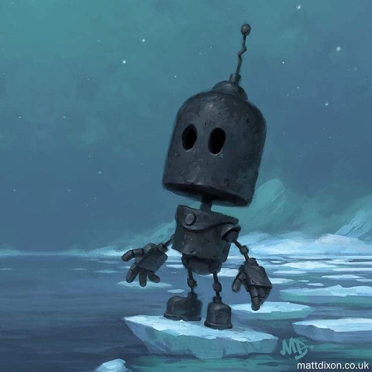 Digital Robot Art by Matt Dixon