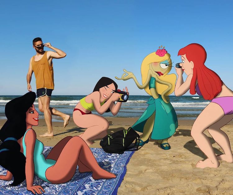 Disney Character Digital Art by Samuel MB