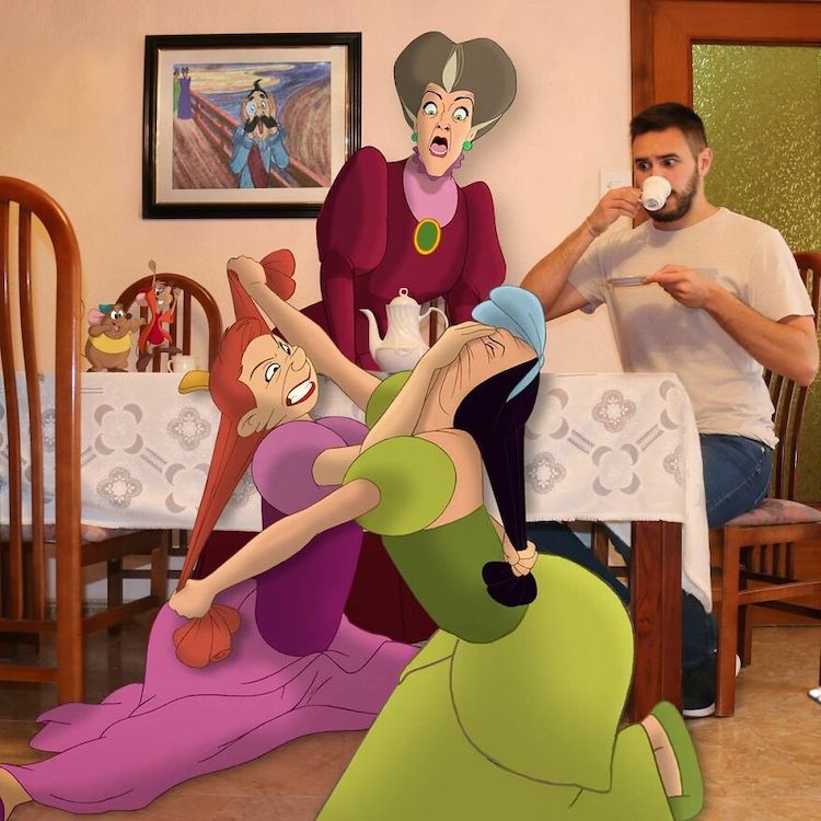 Disney Character Digital Art by Samuel MB