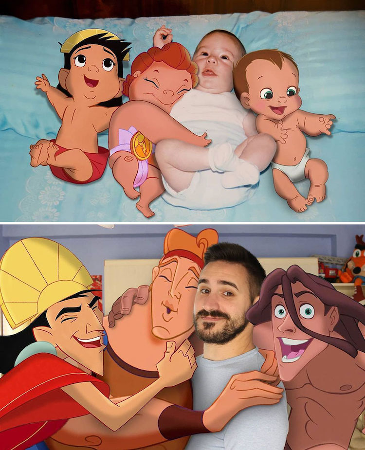 Disney Character Digital Art by Samuel MB